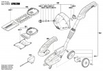 Bosch 3 600 H33 102 ISIO Cordless-Grass-Shear Spare Parts